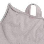 PLUSH NEST PLUSH NEST Dětské čtvercové křesílko Puffy 77 × 67 × 50 cm Beránek šedé