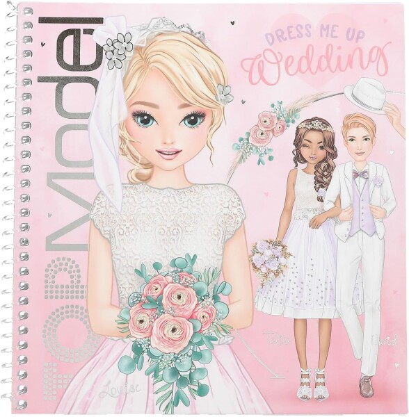 Top model Top model, 13529, Dress me up, Wedding, kreativní sešit se samolepkami