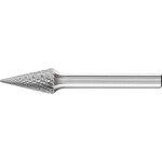 PFERD 21214183 frézovací kolík tvrdokov Špičatý kužel Délka 41 mm Vnější Ø 3 mm Pracovní délka 11 mm Ø hřídele 3 mm 1 ks