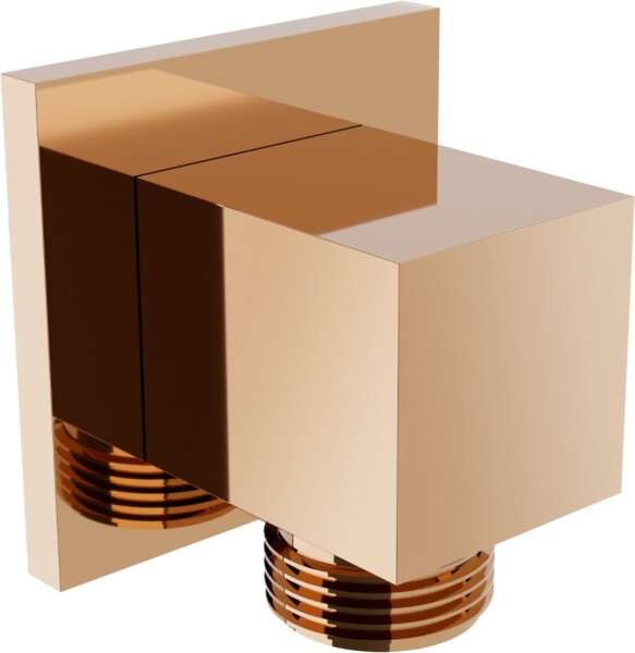 MEXEN - Vývod sprchy Cube, hranatý, růžové zlato 79340-60