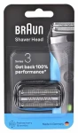 Braun CombiPack 21B černá / Náhradní holicí hlava / Series 3 / 3 flexibilní břity (8700216736879)