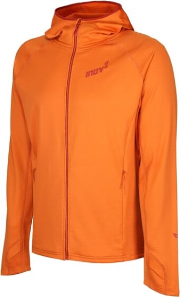 Běžecká mikina Inov-8 VENTURELITE HOODIE FZ oranžová Velikost textilu: