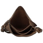 Trendy dámská koženková crossbody kabelka Maewa, khaki