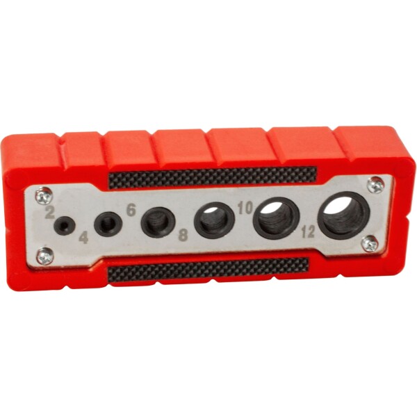 EXTOL PREMIUM 8801920 Vrtací vodící šablona, 2-4-6-8-10-12mm