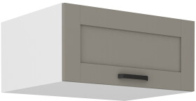 Horní skříňka Luna 80 NAGU-36 1F Barva korpusu: Bílá, Barva dvířek: Clay Grey