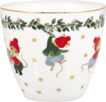 GREEN GATE Latte cup Joanni White 300 ml, multi barva, porcelán 300ml