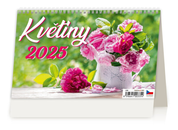 Stolní kalendář 2025 Květiny