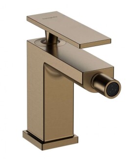HANSGROHE - Tecturis E Bidetová baterie s výpustí, kartáčovaný bronz 73200140
