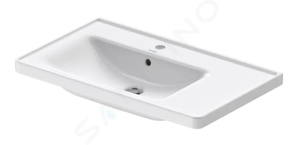 DURAVIT - D-Neo Nábytkové umyvadlo 800x480 mm, 1 otvor pro baterii vlevo, bílá 2369800000