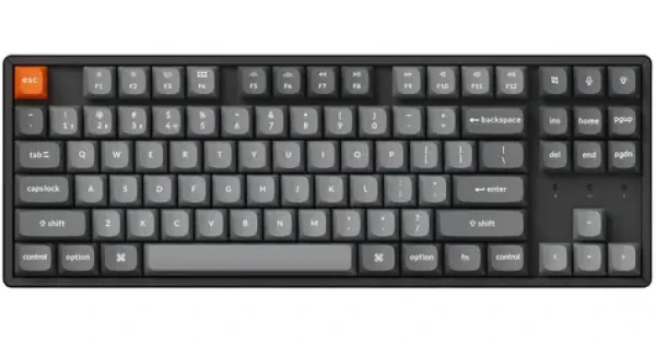 Keychron K8 Max QMK hliník / Klávesnice / TKL / Mechanická / Super Brown switch / BT / USB (K8M-J3)