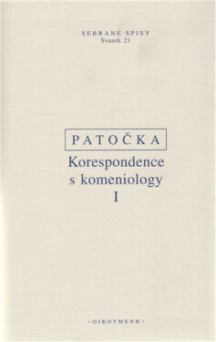 Korespondence komeniology Jan Patočka