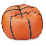 FRONTI Sedací vak - míč basketballový - světleoranžový