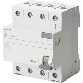 Siemens 5SV33466KK12 5SV3346-6KK12 proudový chránič A 4pólový 63 A 0.03 A 400 V