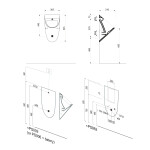 GSI - COUNITY urinál se zakrytým přívodem vody, Rimless, 31x54,5cm, bílá ExtraGlaze 769511