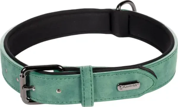 Flamingo Delu Obojek s neoprenovým polstrováním zelená XL (FLA-519297)