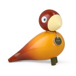 Kay Bojesen Dřevěný ptáček Cosy Story Bird – sběratelská edice, oranžová barva, dřevo