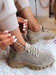 Dámské ponožkové tenisky STEEL THUNDER khaki FashionStreet ZY0345 36
