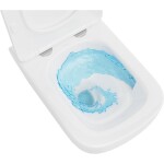 MEXEN - Riva Závěsná WC mísa Rimless Tornado, bílá lesk 3363XX00T