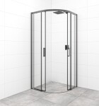 Sprchový kout čtvrtkruh 80x80 cm SAT TEX BB SATTEXSBB80CT SATTEXSBB80CT