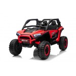 Mamido Elektrické autíčko Buggy UTV KCK 4x4 červené 24V | 800W | 50 kg | EVA | LED | 2,4Ghz | ECO kůže