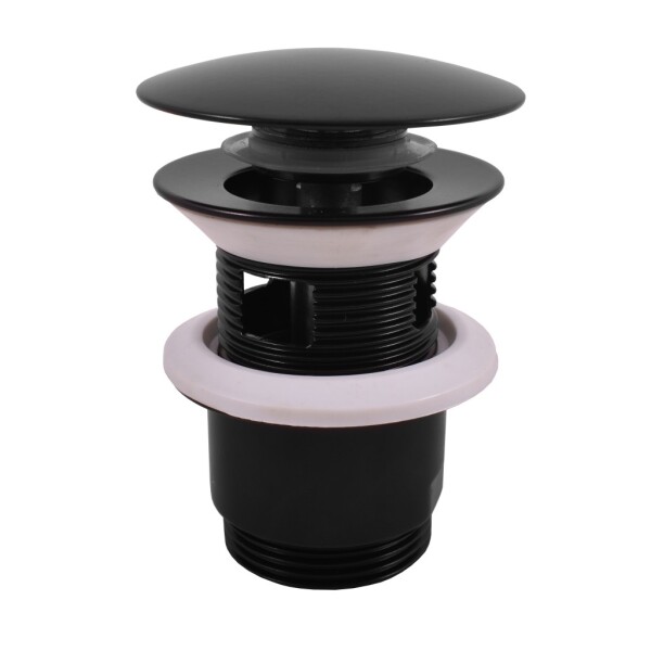RAV Slezák - Výpusť umyvadlová CLICK-CLACK 5/4", Černá - matná MD0784CMAT MD0784CMAT