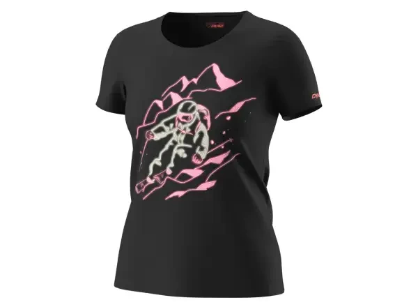 Dynafit Blacklight Cotton dámské triko krátký rukáv Black Out vel. L