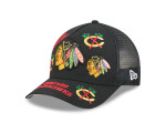 New Era Pánská kšiltovka Chicago Blackhawks NHL 9FORTY M-Crown A-Frame Trucker All Over