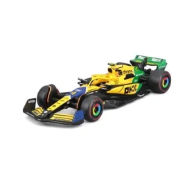 Bburago RACE Formule F1 Team McLaren MCL38 (2024) Senna Edition #4 Lando Norris