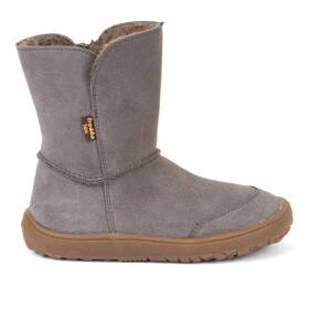 Dětské zimní barefoot boty TEX SUEDE Gray, Froddo, G3160238-3, šedá - 31