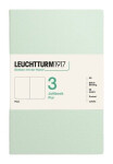 Zápisník Jottbook pur A5, 80l, čistý, Mint Green, 3ks