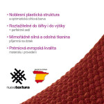 Super strečové potahy NIAGARA cihlová rohová sedačka (š. 340 - 540 cm)