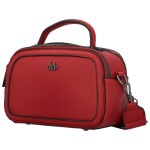 Stylová dámská koženková crossbody kabelka Katin, červená