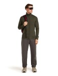 Pánská merino mikina ICEBREAKER Mens 260 Quantum IV LS Zip, Dark Loden velikost: M