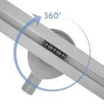 REA - Odtokový žlab FILO Nickel Brush 80 KPL-G6802