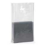 200 x Igelitové tašky s úchyty, 350x450x80mm, průhledná | RAJA®