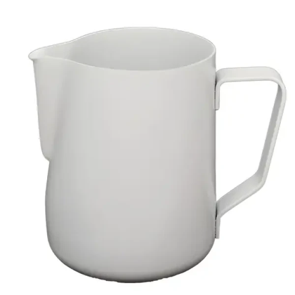 Rhinowares Konvička na mléko teflonová 360 ml bílá / Konvička na mléko / Teflonový povrch / Nepřilnavá