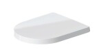 DURAVIT - ME by Starck Závěsné WC se sedátkem SoftClose, Rimless, DuraShield, bílá 452909AAA1