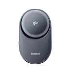 Baseus PrimeTrip VC1 Pro černá / Držák do auta s bezdrátovým nabíjením / Qi2 / 15W / do ventilační mřížky / USB-C (C40169009123-00)