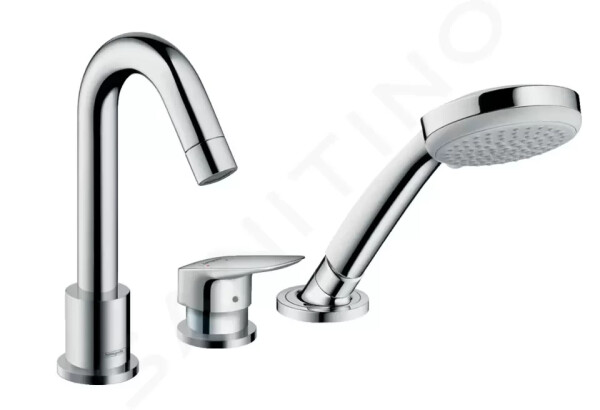 HANSGROHE - Logis Baterie na okraj vany, 3-otvorová instalace, chrom 71310000