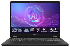 MSI Prestige 14 AI+ Evo C2VMG šedá / 14" 2.8K / Intel Core Ultra 7-258V 2.2GHz / 32GB / 1TB SSD / Intel Arc / W11P (9S7-14N321-017)