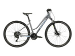 KROSS EVADO 5.0 LADY, rám 17" (M), model 2026, pneu 28", barva šedá/modrá - ZDARMA dopravné, seřízení, odborná montáž a sada světel! (Záruka nejlepší ceny. Nalezli jste někde lepší cenu? Napište nám a zkusíme ji trumfnout! )