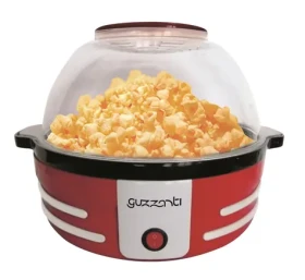 Guzzanti GZ 135 červená / Horkovzdušný popcornovač / 1200 W / servírovací miska (GZ 135)