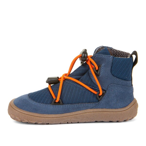 Chlapecké celoroční barefoot boty TEX TRACK Denim Froddo G3110257-1 - světle modrá - 31