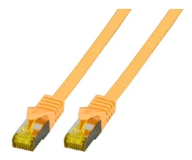 EFB Cat.6A S/FTP 1 m žlutá / Patch kabel / RJ-45 / LSZH / 500 MHz (MK7001.1Y)