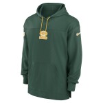 Nike Pánská mikina Green Bay Packers NFL 2024 On-Field Sideline Jersey Hoodie Velikost: S