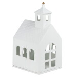 Räder Porcelánový svícen domeček Great Chapel, bílá barva, porcelán