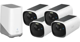 Anker eufy E40 bílá / HomeBase 3 + 4x IP kamera se solárním nabíjením / 135° / noční vidění / microSD / Wi-Fi / 2k (E8144329)