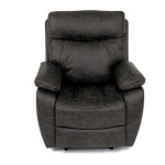 TV a relaxační křeslo s elektrickým ovládáním, potah coffee látka v dekoru vintage, 1 motor 240V