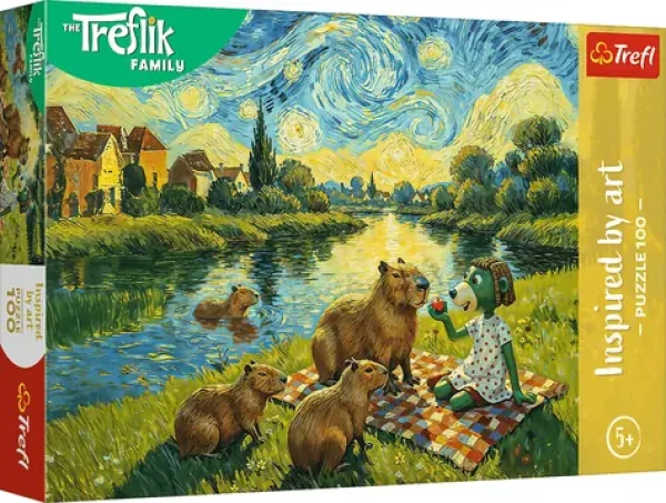TREFL Puzzle Krmení kapybar