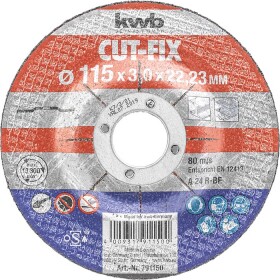 Kwb 791150 řezný kotouč rovný 115 mm 1 ks kov